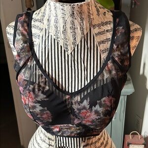Floral Mesh Bralette